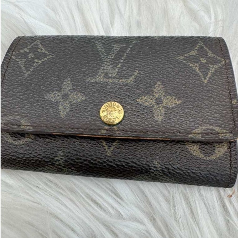 Authentic Louis Vuitton Monogram Wallet &‎ 6 Key Holder Bundle Vintage - Picture 16 of 16